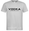 Чоловіча футболка VODKA-CONNECTING PEOPLE Сірий фото