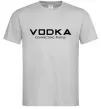 Чоловіча футболка VODKA-CONNECTING PEOPLE Сірий Чоловіча футболка VODKA-CONNECTING PEOPLE Сірий фото
