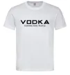 Чоловіча футболка VODKA-CONNECTING PEOPLE Білий Чоловіча футболка VODKA-CONNECTING PEOPLE Білий фото