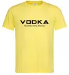 Чоловіча футболка VODKA-CONNECTING PEOPLE Лимонний Чоловіча футболка VODKA-CONNECTING PEOPLE Лимонний фото