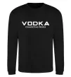 Свитшот VODKA-CONNECTING PEOPLE Черный фото