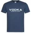 Чоловіча футболка VODKA-CONNECTING PEOPLE Темно-синій Чоловіча футболка VODKA-CONNECTING PEOPLE Темно-синій фото