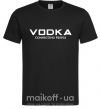 Чоловіча футболка VODKA-CONNECTING PEOPLE Чорний фото