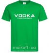 Мужская футболка VODKA-CONNECTING PEOPLE Зеленый фото