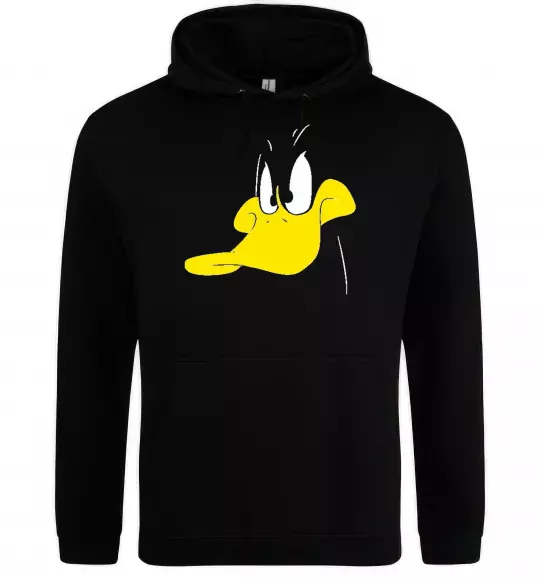 Чоловіча толстовка (худі) Качка Чорний фото