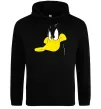 Чоловіча толстовка (худі) Качка Чорний фото