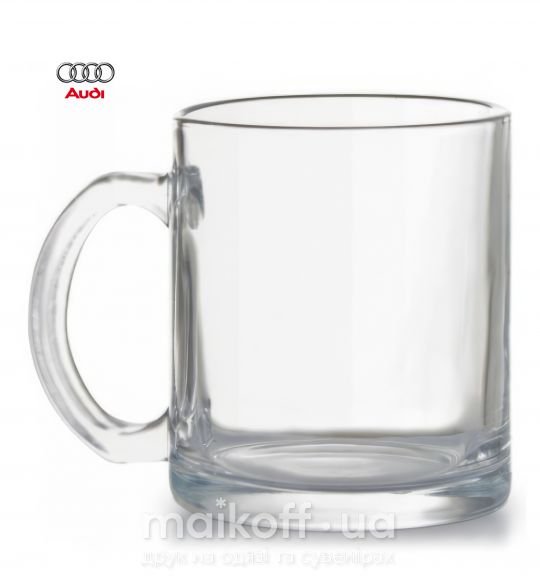Чашка стеклянная AUDI Прозрачный фото