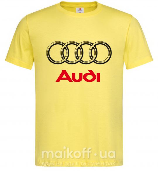 Мужская футболка AUDI Лимонный фото