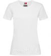Жіноча футболка Надпись I LOVE AUDI Білий фото