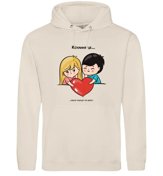 Мужская толстовка (худи) LOVE IS... Таш фото