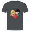 Мужская футболка LOVE IS... Графит Мужская футболка LOVE IS... Графит фото