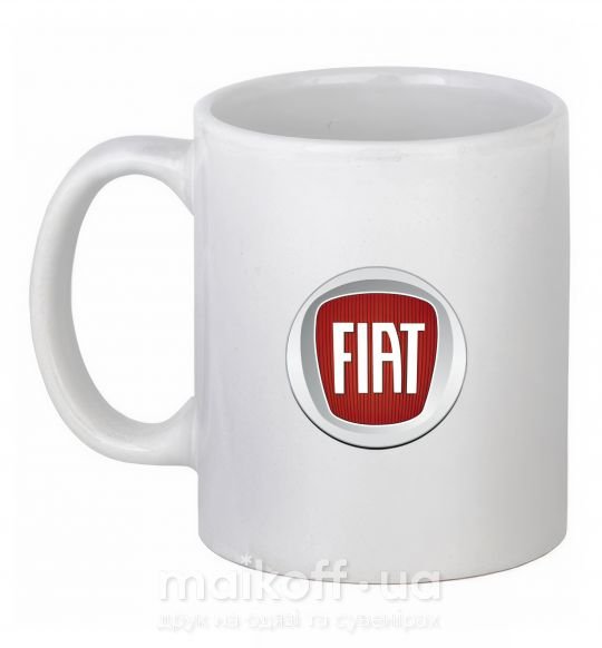 Чашка керамічна FIAT Білий фото