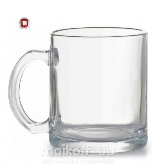 Чашка скляна FIAT Прозорий фото