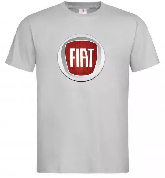 Чоловіча футболка FIAT Сірий фото
