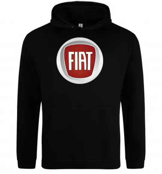 Мужская толстовка (худи) FIAT Черный фото