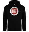 Мужская толстовка (худи) FIAT Черный фото