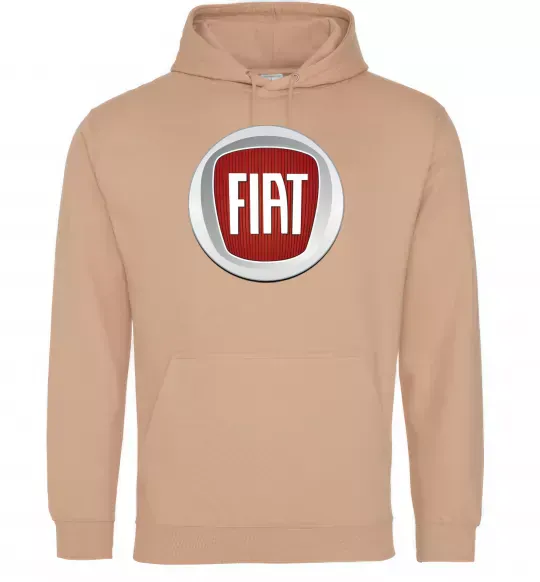 Мужская толстовка (худи) FIAT Песочный фото