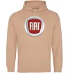 Мужская толстовка (худи) FIAT Песочный фото