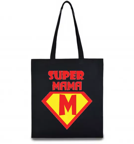 Эко-сумка SUPER MAMA Черный фото