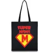 Эко-сумка SUPER MAMA Черный фото