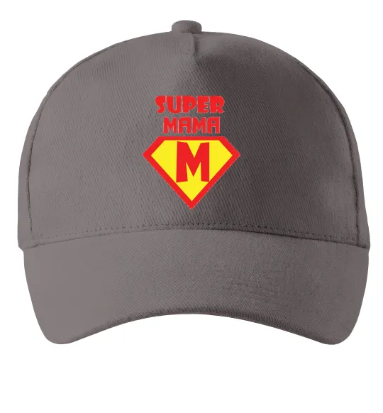 Кепка SUPER MAMA Серый фото