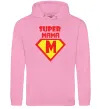 Жіноча толстовка (худі) SUPER MAMA Рожевий фото