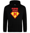 Жіноча толстовка (худі) SUPER MAMA Чорний фото
