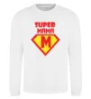 Свитшот SUPER MAMA Белый фото