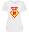 Женская футболка SUPER MAMA Белый фото
