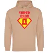 Мужская толстовка (худи) SUPER ДЯДЯ Песочный фото