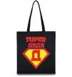 Еко-сумка SUPER ДЯДЯ Чорний фото