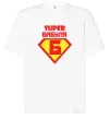 Футболка Оверсайз SUPER БАБУЛЯ Білий фото