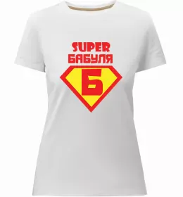 Женская премиум футболка Найкраща бабуся візерунки Черный фото