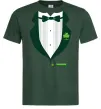 Мужская футболка Ірландський костюм Темно-зеленый фото