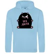 Женская толстовка (худи) На дієті Голубой фото