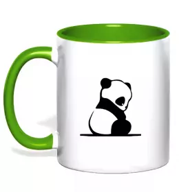 Чашка с цветной ручкой