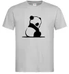 Чоловіча футболка ПАНДА дитинча Сірий Чоловіча футболка ПАНДА дитинча Сірий фото