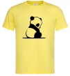 Чоловіча футболка ПАНДА дитинча Лимонний Чоловіча футболка ПАНДА дитинча Лимонний фото