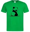 Чоловіча футболка ПАНДА дитинча Зелений Чоловіча футболка ПАНДА дитинча Зелений фото