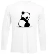 Лонгслив ПАНДА дитинча Белый фото