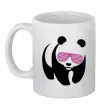 Чашка керамічна PINK PANDA Білий фото