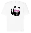 Футболка Оверсайз PINK PANDA Белый фото