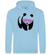 Жіноча толстовка (худі) PINK PANDA Блакитний Жіноча толстовка (худі) PINK PANDA Блакитний фото