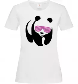 Женская футболка PINK PANDA Белый фото