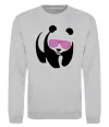 Світшот PINK PANDA Сірий меланж фото