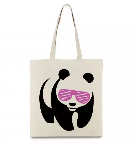 Эко-сумка PINK PANDA Бежевый фото