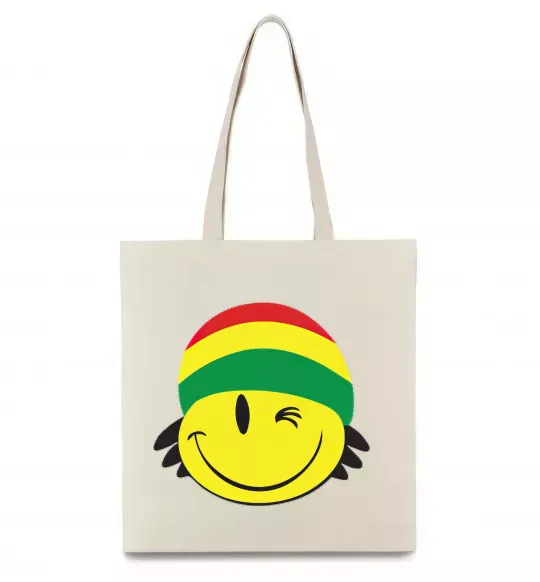 Еко-сумка РАСТА СМАЙЛ Бежевий фото