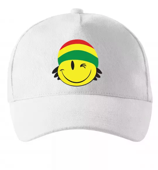 Кепка РАСТА СМАЙЛ Белый фото