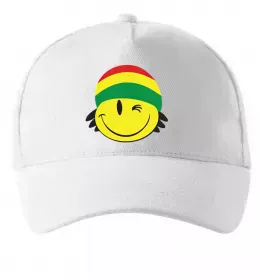 Кепка РАСТА СМАЙЛ Белый фото