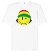 Футболка Оверсайз РАСТА СМАЙЛ Белый фото